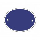 Oval Klassik 11,5 x 8,5 cm blau