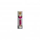 Pokal Viola pink-gold H=395 mm D=100 mm