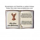 Keramikbuch Decoramic Ø200x130mm sandfarben, Motiv...