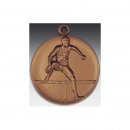 Medaille Hürdenläufer mit Öse 50mm, bronzefarben,...