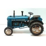 Traktor blau Antik Eisen L.26x17x14cm Traktor blau Antik Eisen L.26x17x14cm