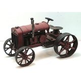 Traktor rot Antik Eisen L.25x17x12cm Traktor rot Antik Eisen L.25x17x12cm